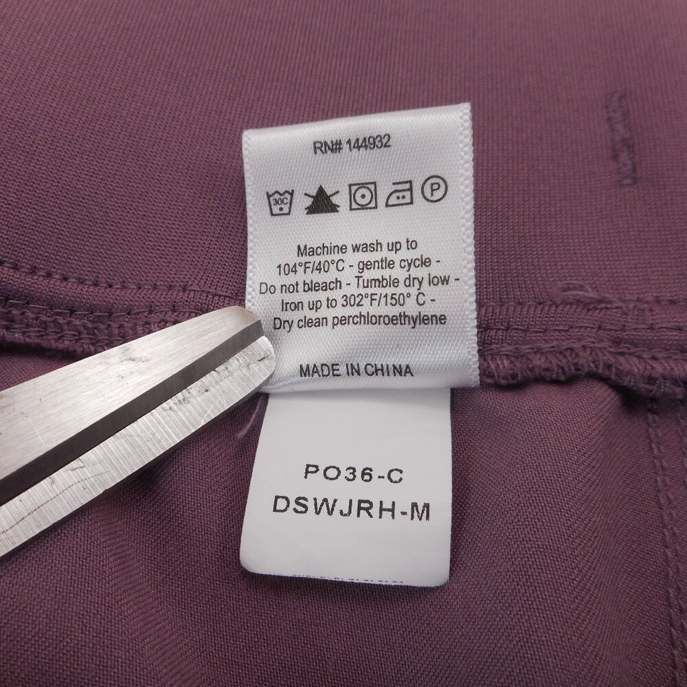 Mandala Women’s Jogger Scrubs - Mauve and Heather Gray - Picture 11 of 13